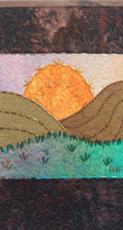 Beaded Landscape IV Art Quilt